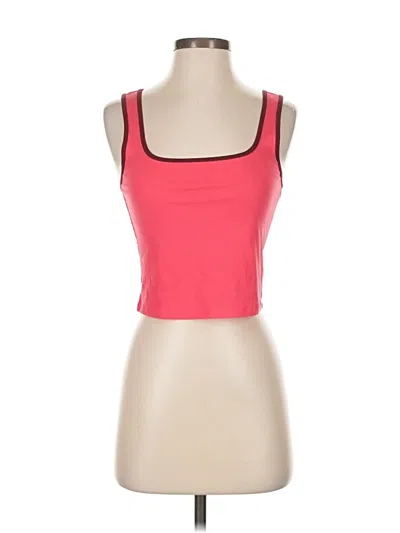 Pre-owned Athleta Sports Bra In Red