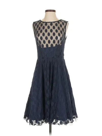 Pre-owned Eva Franco Cocktail Dress In Blue