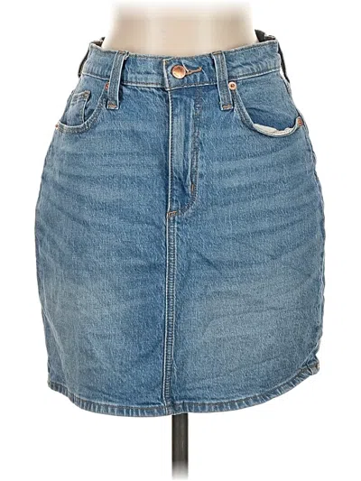 Pre-owned Universal Thread Denim Skirt In Blue