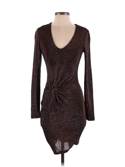 Pre-owned Ted Baker Cocktail Dress In Brown