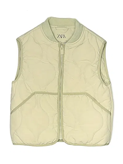 Pre-owned Zara Kids' Vest In Brown