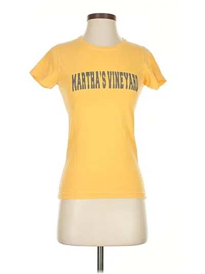Pre-owned Comfort Colors Short Sleeve T-shirt In Yellow