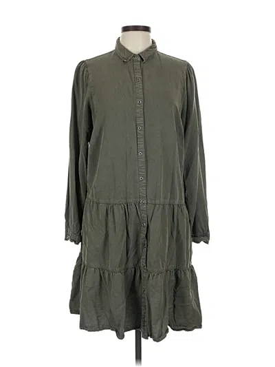 Pre-owned Saks Fifth Avenue Casual Dress In Green