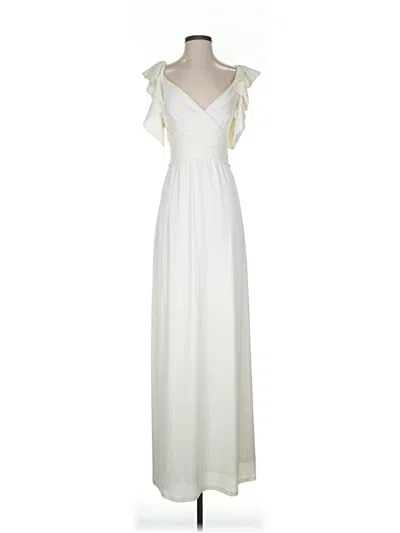 Halston Heritage Cocktail Dress In White