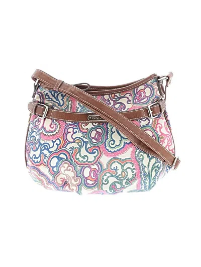 Pre-owned Nine & Co. Crossbody Bag In White