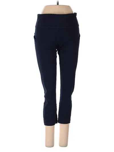 Pre-owned Lululemon Athletica Active Pants In Blue