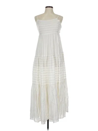 Pre-owned L*space Casual Dress In White