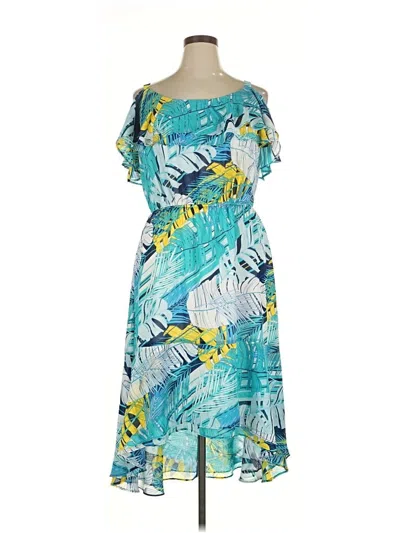 Pre-owned Roz & Ali Casual Dress In Blue