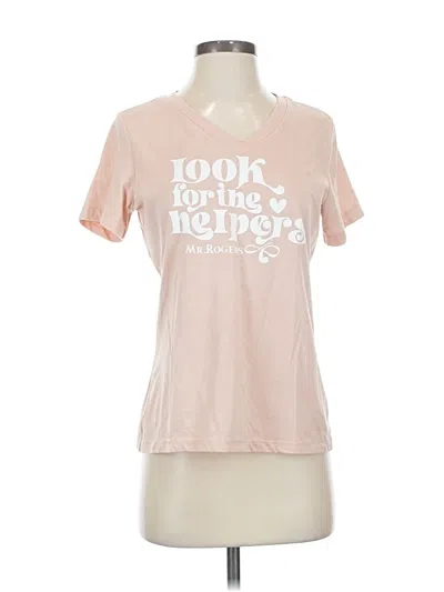 Pre-owned Bella+canvas Short Sleeve T-shirt In Pink