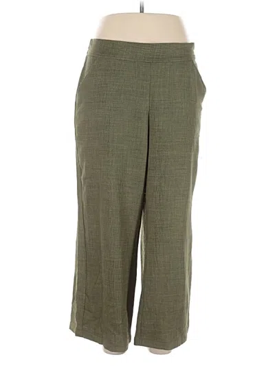 Pre-owned Max Studio Dress Pants In Green