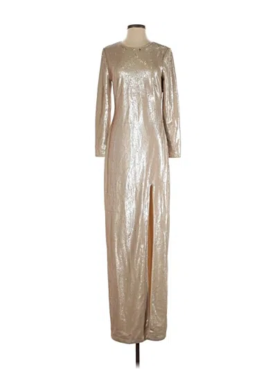 Halston Heritage Cocktail Dress In Gold