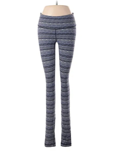 Pre-owned Lululemon Athletica Leggings In Blue