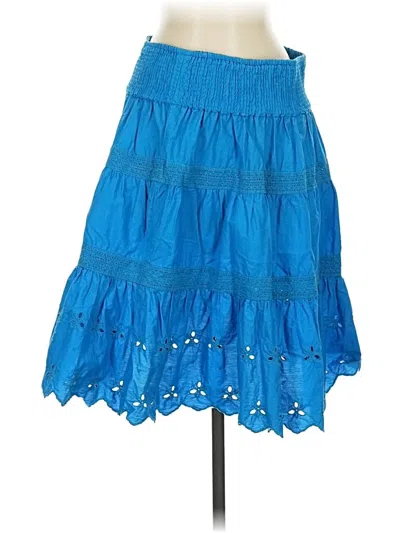 Pre-owned Gap Casual Skirt In Blue