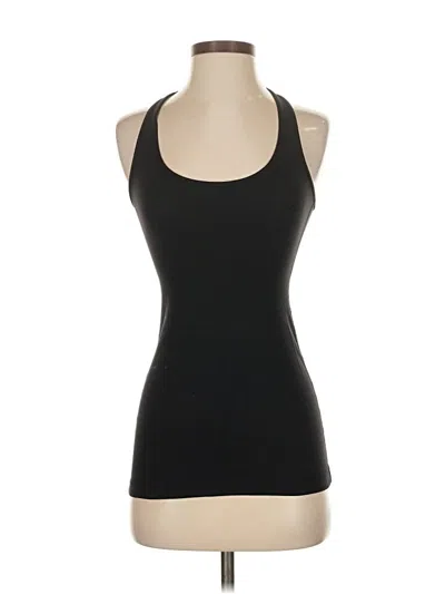 Pre-owned Lululemon Athletica Tank Top Black Halter Neckline Tops