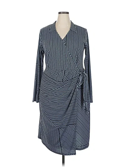 Pre-owned Nine West Casual Dress In Blue