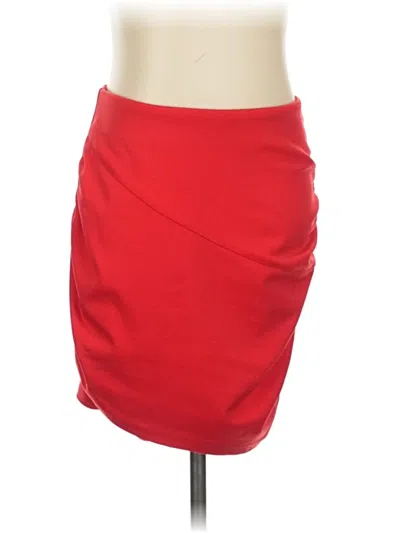 Pre-owned Kate Kasin Casual Skirt In Red