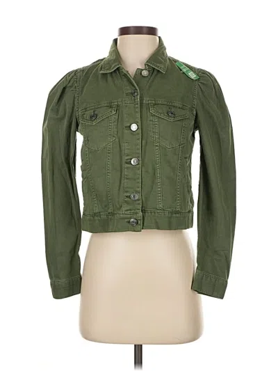 Pre-owned Gap Jacket In Green