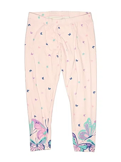 Pre-owned Lands' End Kids'  Leggings In Pink