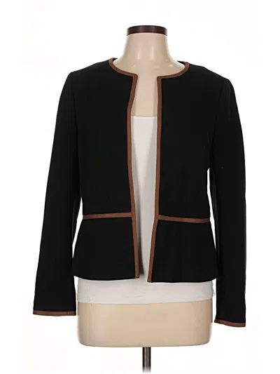 Pre-owned Talbots Blazer Jacket In Black
