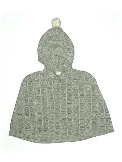 Pre-owned Angel Dear Kids' Poncho In Gray