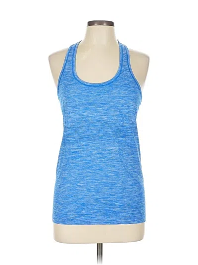 Pre-owned Lululemon Athletica Active Tank Top In Blue