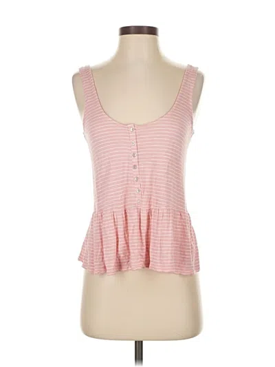 Pre-owned Aéropostale Sleeveless Top Pink Sweetheart Neckline Tops