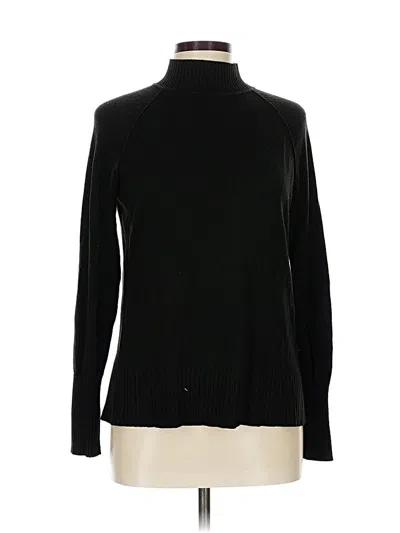 Pre-owned Lark & Ro Turtleneck Sweater In Black