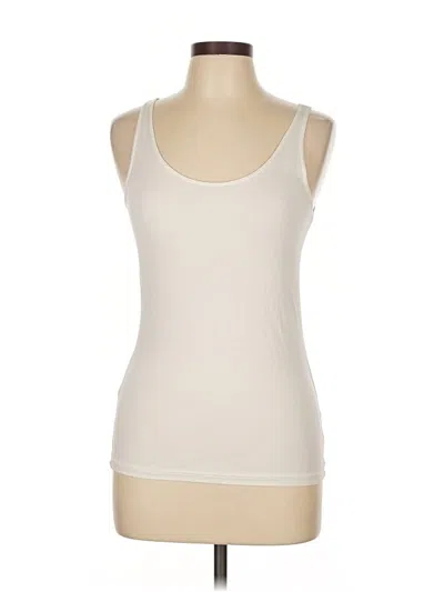 Pre-owned Uniqlo Sleeveless T-shirt In White