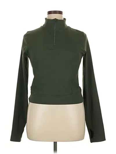 Pre-owned 90 Degree By Reflex Track Jacket In Green