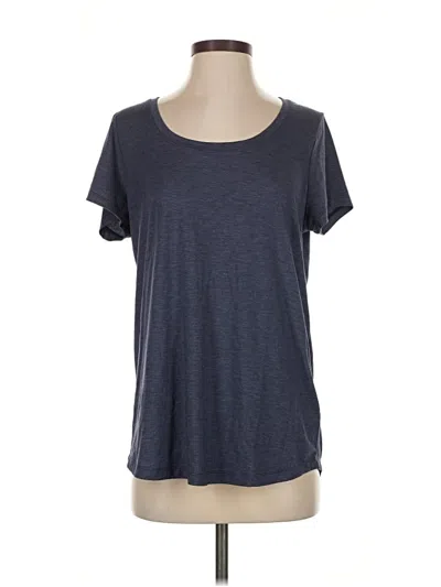 Pre-owned Athleta Short Sleeve T-shirt In Gray
