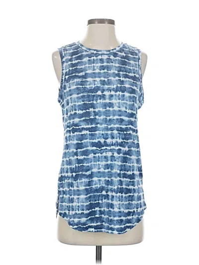 Pre-owned Athleta Sleeveless T-shirt In Blue