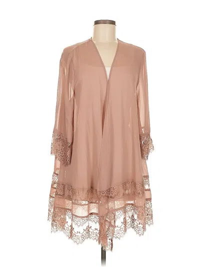 Pre-owned Torrid Kimono In Brown