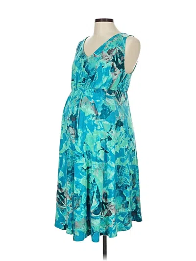 Pre-owned Liz Lange Maternity For Target Cocktail Dress In Blue