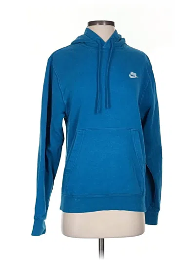 Pre-owned Nike Pullover Hoodie In Blue