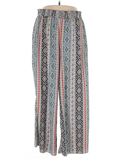 Pre-owned Shein Curve Casual Pants In Blue