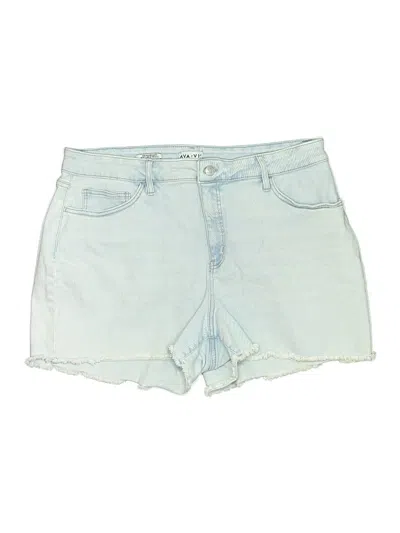 Pre-owned Ava & Viv Denim Shorts In Blue