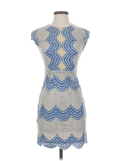 Pre-owned Dress Forum Cocktail Dress In Blue