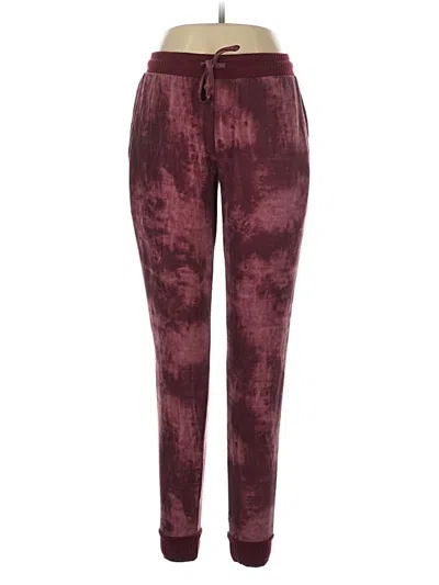Pre-owned Born Casual Pants In Burgundy
