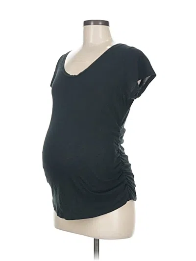 Pre-owned Liz Lange Maternity For Target Short Sleeve T-shirt In Black
