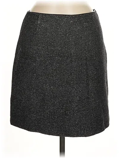 Pre-owned Elie Tahari Formal Skirt In Gray