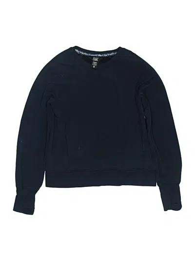 Pre-owned Athleta Girl Kids' Pullover Sweater In Blue