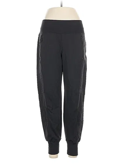 Pre-owned Athleta Track Pants In Black