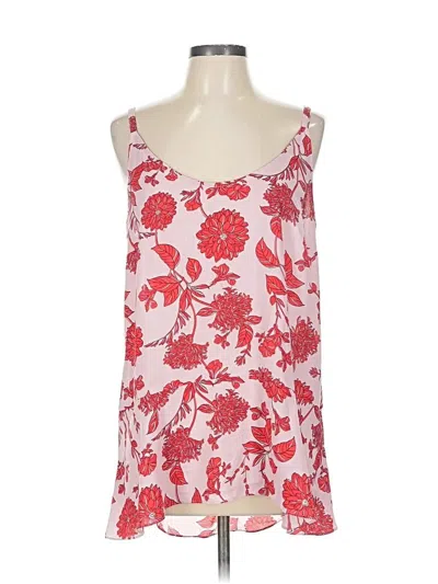 Pre-owned Cabi Sleeveless Top Red Scoop Neck Tops
