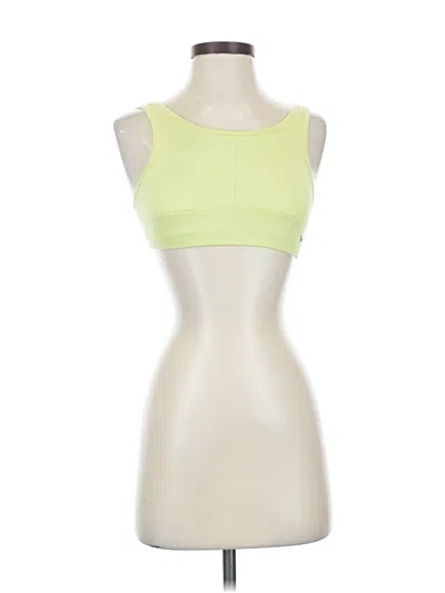 Pre-owned Nike Sleeveless Top Green Strapless Neckline Tops