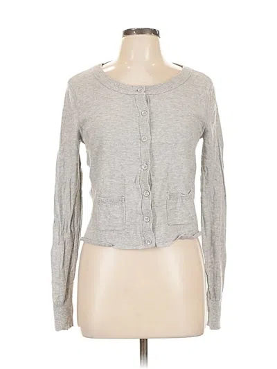 Pre-owned Aéropostale Long Sleeve Top Gray Sweetheart Neckline Tops