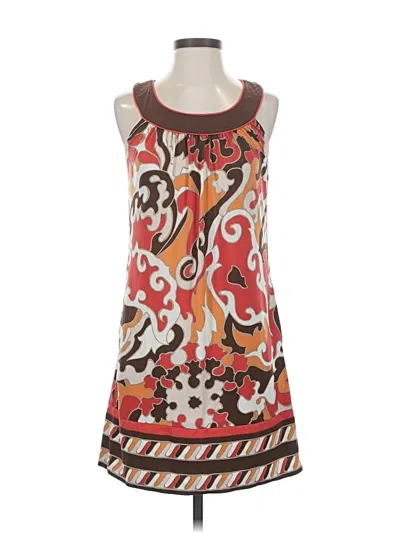 Pre-owned Bcbgmaxazria Casual Dress In Brown