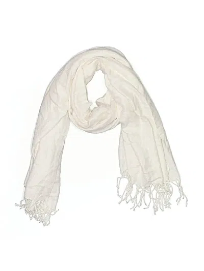 Pre-owned Unbranded Scarf In White
