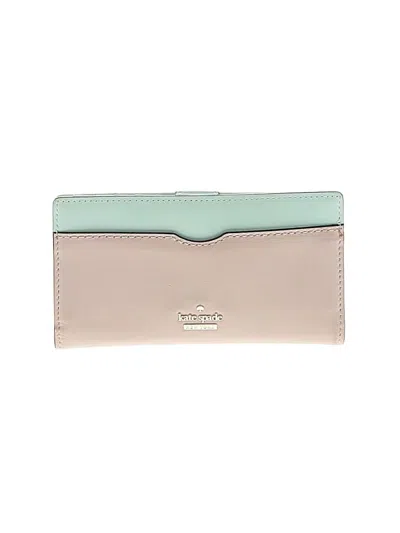 Pre-owned Kate Spade New York Leather Wallet In Gray