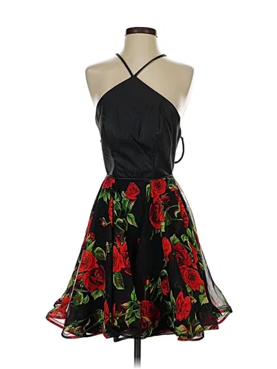 Pre-owned La Femme Cocktail Dress In Black