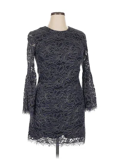 Pre-owned Dress The Population Cocktail Dress In Gray